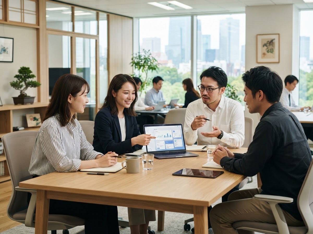 Slide Embolex Finのデータ解析チームが市場データを検証している様子